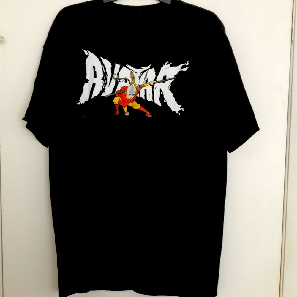Avatar The Last Air Bender black L tee shirt